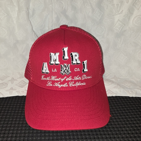 Amiri Red Baseball Cap